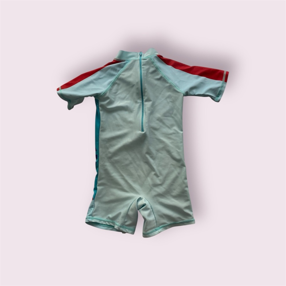 Baby Blue Dinosaur Swimsuit